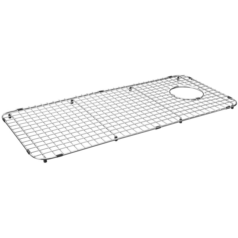 32.52-in x 14.61-in Side Drain Heavy-Duty Stainless Steel Sink Grid
