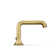 Occasion Sink with Straight Design Single Hole Bathroom Faucet with Drain Assembly
