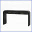 Table basse rétro noire antique avec silhouette arrondie - 2 tiroirs pour le rangement de l'entrée / bureau à domicile-289718208