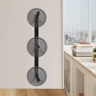 Wall Mount Plate Holder Heavy Duty Weight Plate Storage Rack Bumper Plate Storage for Home Gym