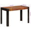 Melecio Mango Rectangular Wood Top Dining Table with Wood Base-858120605