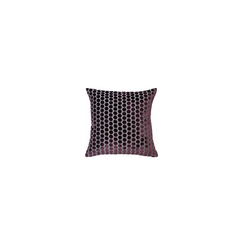 Abstract Sqaure Cushion, Aubergine, 56cm H x 56cm W