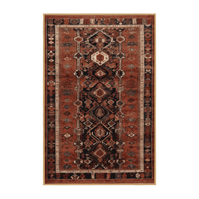 Tapis brun lavable à la machine