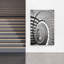 Geometric Spiral Staircase Abstract Elegant Geometric Architecture Wall Art Print by Mario Neu - Wrapped Canvas Print-2039481680