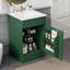 Meuble-lavabo de 20 po avec lavabo, tablette de porte d'armoire et installation réglable. Trop-plein de texture en céramique. Pour un fonctionnement sans bruit. Lavabo autoportant à assemblage autonome. Configuration.-2057643656