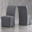 Chaise parsons rembourrée en coton Sela-737251749