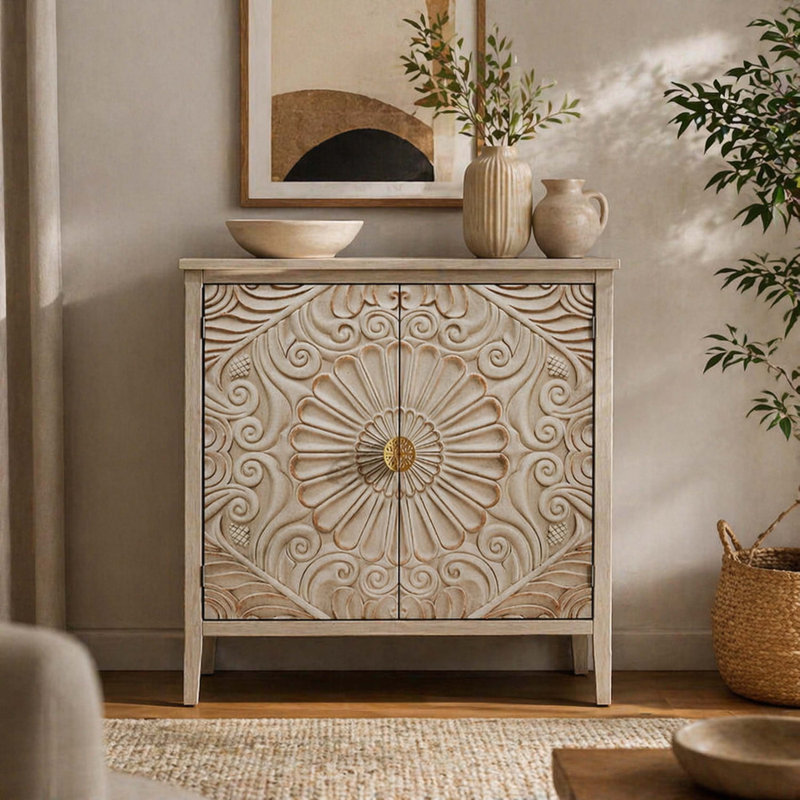 Buffet décoratif 2 portes Boho