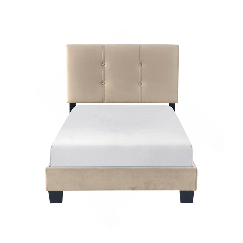 Mobilier de chambre à coucher 1pc, Marron clair, Lit simple