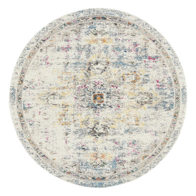 Felty Oriental Grey / Gold Area Rug