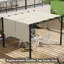 Auvent de remplacement pour auvent 2 PCS 4 X 18F Outsunny, housse d'ombrage Pergola de protection UV, facile à installer pour pergola 10 X 11,8 pi, kaki