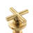 Brushed Gold Bathroom Faucet - Wall Mounted Style Corrosion Properties-121613025