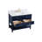 Sinclaire 42'' Single Bathroom Vanity with Engineered Marble Top-1272495574