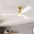 Mercer41 56 Inch Gold Ceiling Fan With Light 3-Blade Modern Smart Reversible Ceiling Fan-896544188