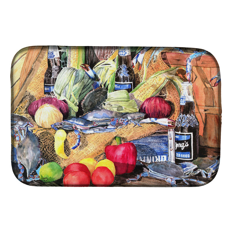 Tapis de séchage barq et crabes