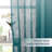 Ombre Sheer Curtains for Windows, Grommet Decorative Sheer Linen Curtains Semitransparent with Light Filtering for Bedroom/Living Room, 2 Panels-1340837215-1340837201