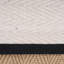Abstract Jute / Sisal Machine Tufted Area Rug-713603593