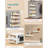4 Pack Magnetic Spice Rack Organizer, Cream White