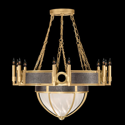 Mirage 15 - Light Wagon Wheel Chandelier