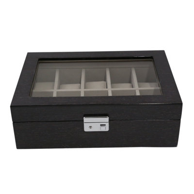 Wood Watch Box + Locking