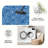 Cool Blue Leopard carpet-easy to clean, machine-washable, soft and comfortable; suitable for door mats, kitchens, living rooms, bedrooms, corridors, and laundry areas. Easy to clean, durable carpet for home decoration.-54927919