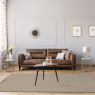 Tapis de zone brune napperon