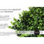 Panneaux de verdure Heart Leaf protégés contre les rayons UV pour l'extérieur. Panneaux de 20 po x 20 po (ensemble de 4)-985578348