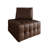 CORNER SEAT IN BROWN PU-1614969516