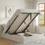 Structure de lit plateforme en bois avec rangement relevable, grand, blanc cassé rustique-1295656418-1295656419