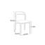 Chaise en bois massif