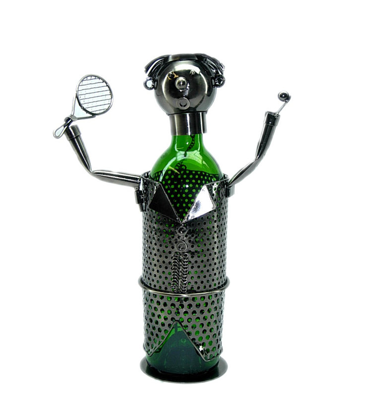 Tabletop Wine Bottle Rack in Silver