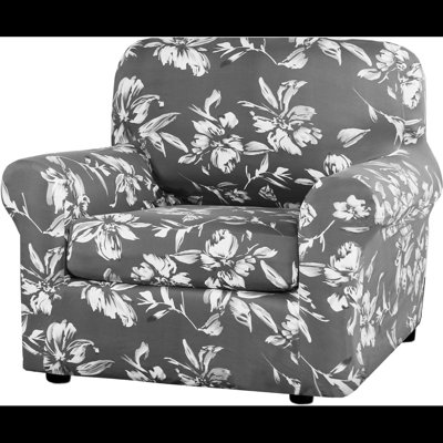 Super Stretch 2 Pieces Sofa Covers For Armchair Covers Living Room Chair Slipcovers Feature Soft Thick Modern Style With Individual Cushion Cover Pet Friendly - Armchair
