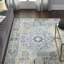 Tapis oriental bleu / ivoire Annette-24750173
