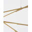 RACCIO 23 - Light Gold LED Geometric Pendant