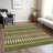 Washable Abstract Indoor / Outdoor Rug-109575669