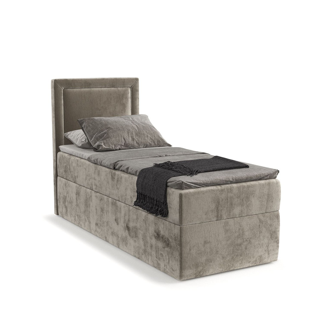 Boxspringbett INDEO mit Bonellmatratze und Topper