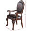 Chaise avec accoudoirs à dossier rembourré Andolin