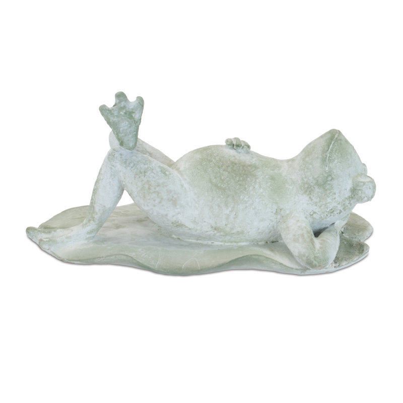 Laying Frog Figurine
