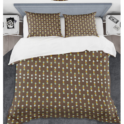 Polyester Twill Dots Duvet Cover Set