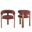 Fauteuil rembourré Varian, hauteur du siège 20 pouces, pieds en métal-1083531961