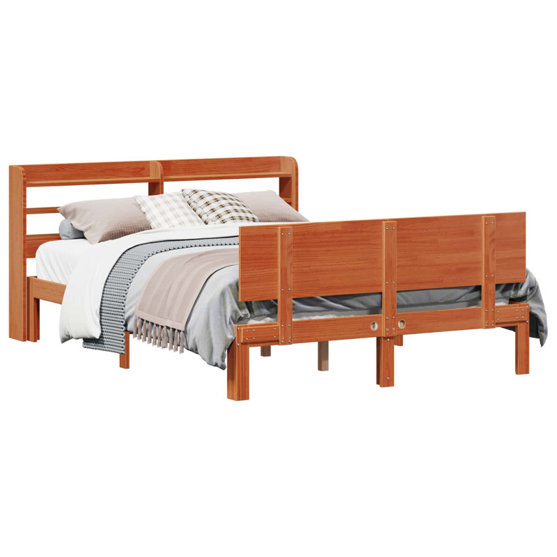 Solid Wood Bed, Kingsize (5')