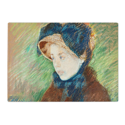 Susan in a Straw Bonnet by Mary Cassatt Chopping Board