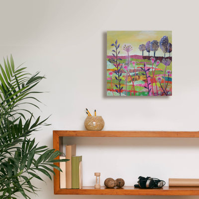  «The Prairies Are Proud Big» par Bebe Keith, art mural sur toile, 12 po x 12 po