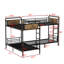 Lit superposé quadruple pour 4 enfants, cadre de lit superposé simple en métal robuste, lit superposé triple amovible