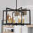6/8 Light Farmhouse Lantern Geometric Chandelier-156323792-162188183