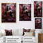 Hindouisme Mahabharatas majestueux dieu magenta - impression-812671677-812671671
