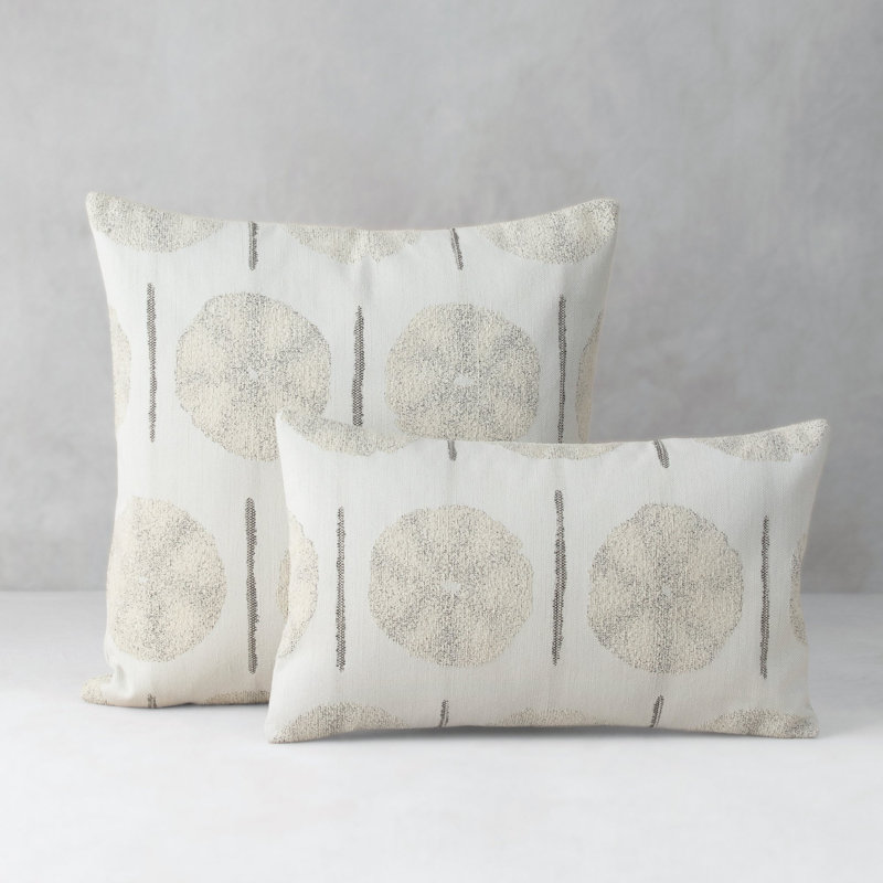 Solstice Performance Pillow Cover & Insert, Square 20", Sand, Square