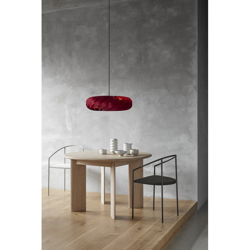 TR5 Pendant, 11.81" H x 39.37" W x 39.37" D, Red