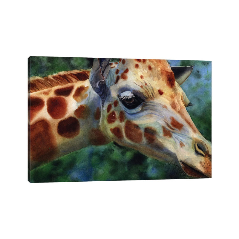 Giraffe Thoughts by Rachel Parker - Painting on Canvas, Wrapped Canvas, 66.04 cm H x 45.72 cm W x 3.175 cm D