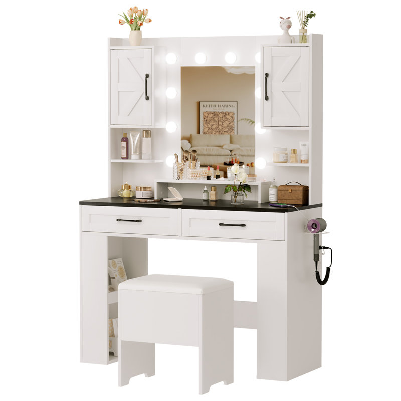 Bureau de coiffeuse