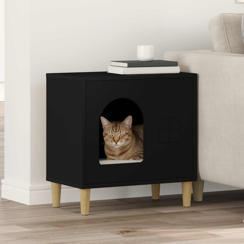 52cm H Cat Tree, Black